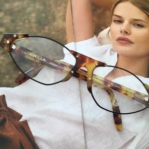 $99! Club LA Vintage Oval Tortoiseshell Glasses: New with Case from the 1990's